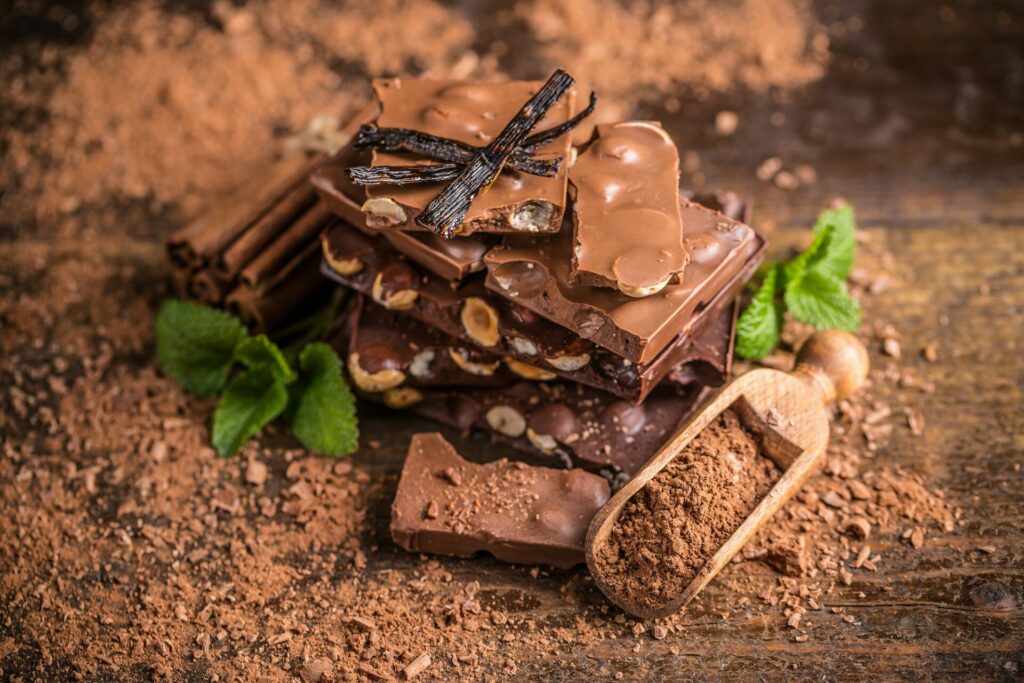 Dark hazelnut chocolate