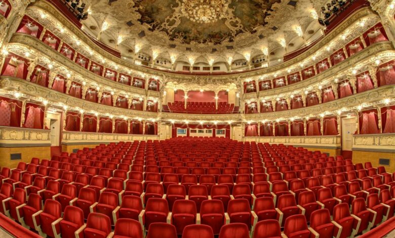 Auditorium of the great theatre