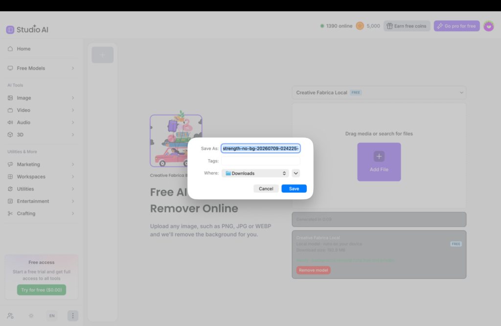 Creative Fabrica Studio Desktop App for Creators: A Handy Graphic Design Tool to Fix, Upscale and Polish Your Work 7 image 2
